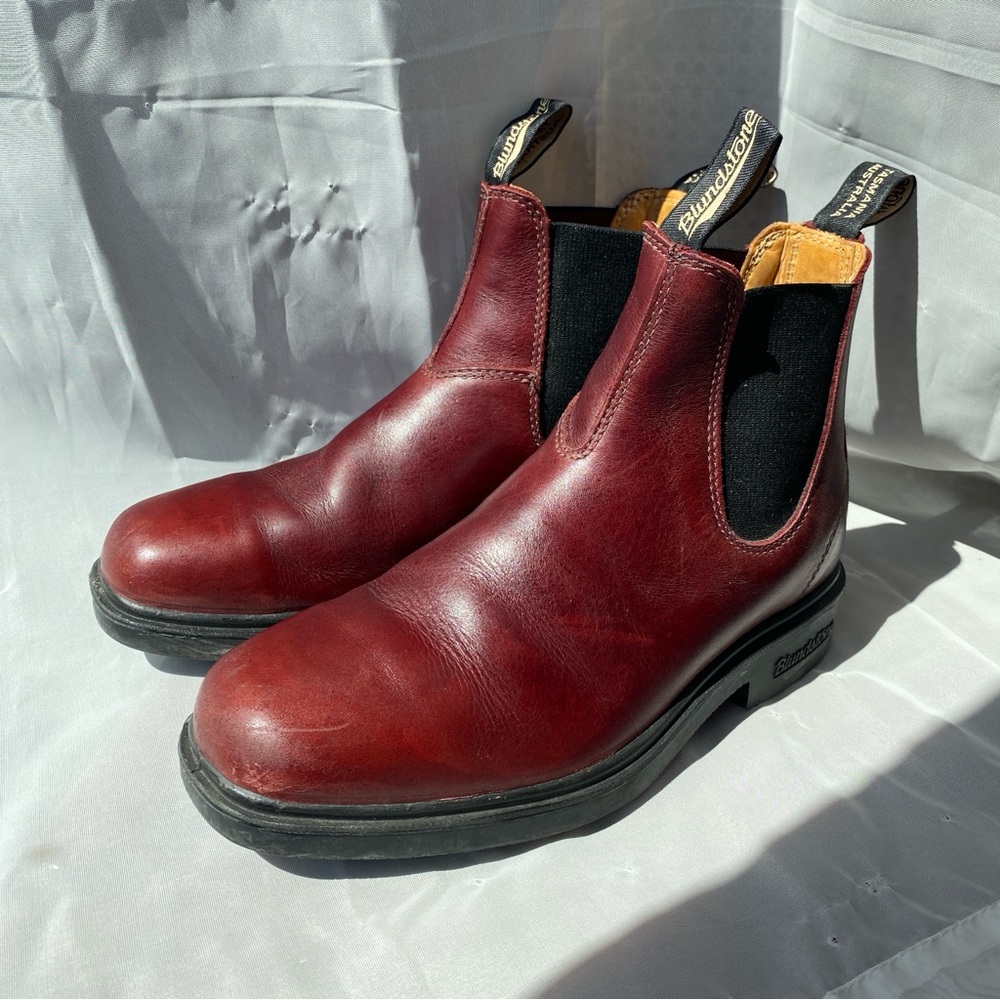 Blundstone 550 Burgundy/Mahogany/Red Brown Boots AU Size 5 (US Women’s 8)